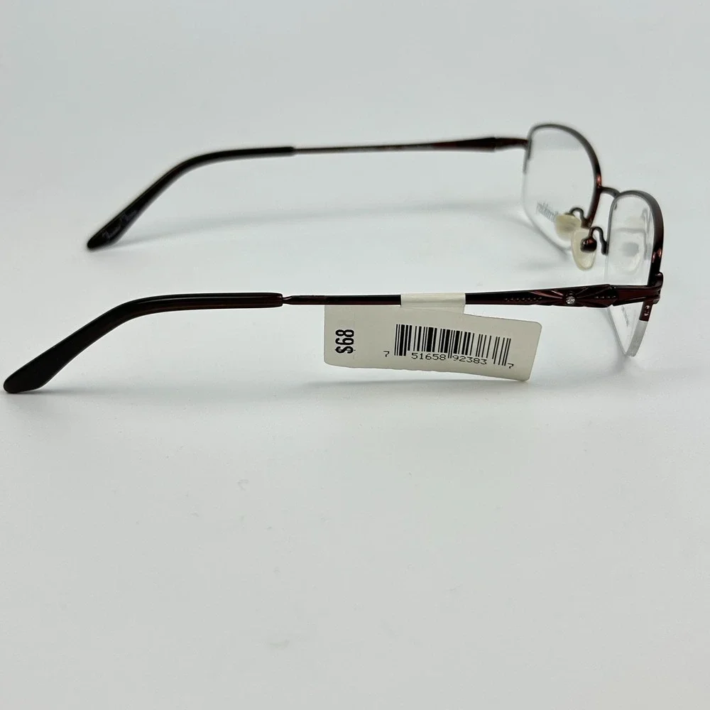 Christie Brinkley 4973662 Womens Eyeglasses Frame Brown Cat Eye 53-17-138 mm